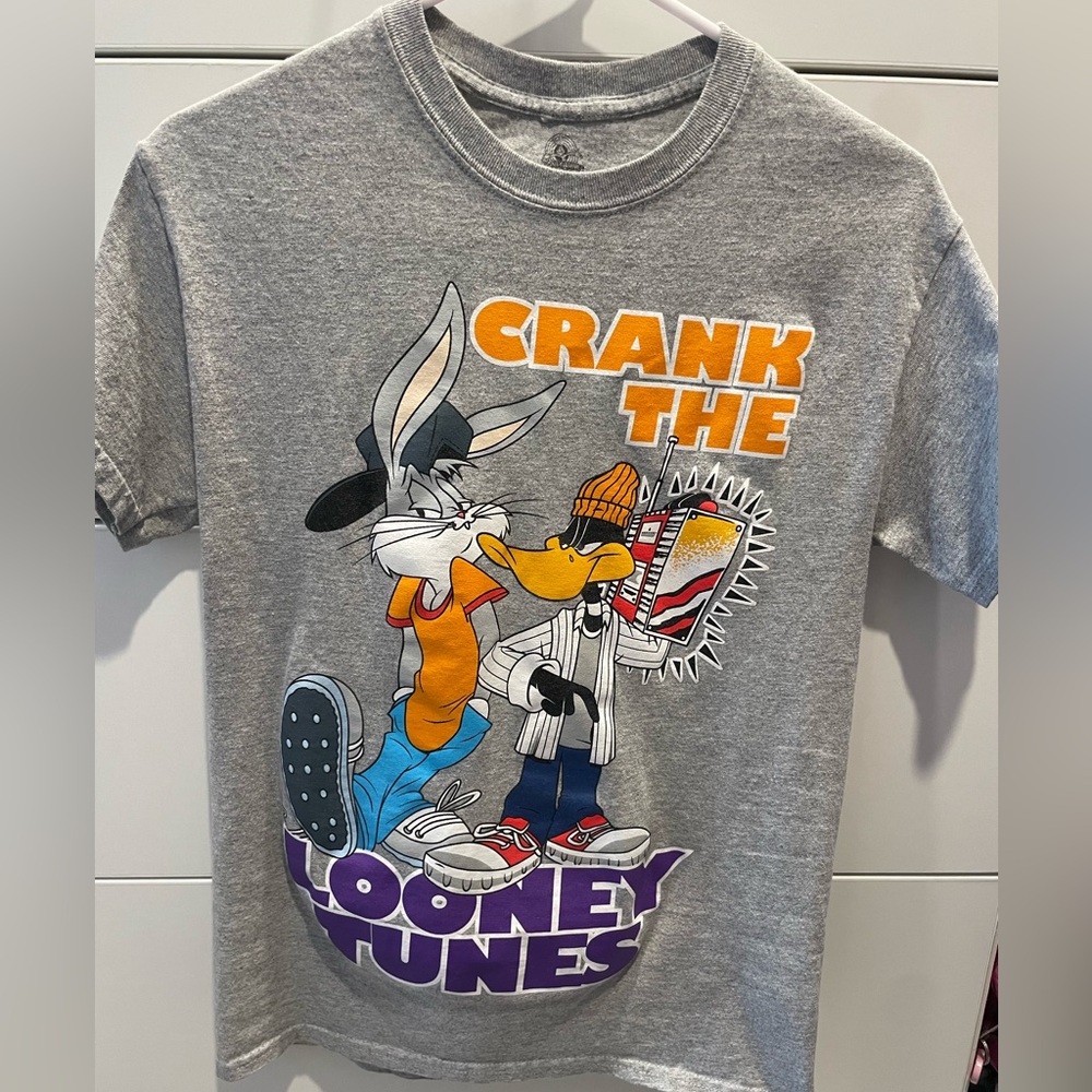Unisex Crank The Looney Tunes Grey T-Shirt